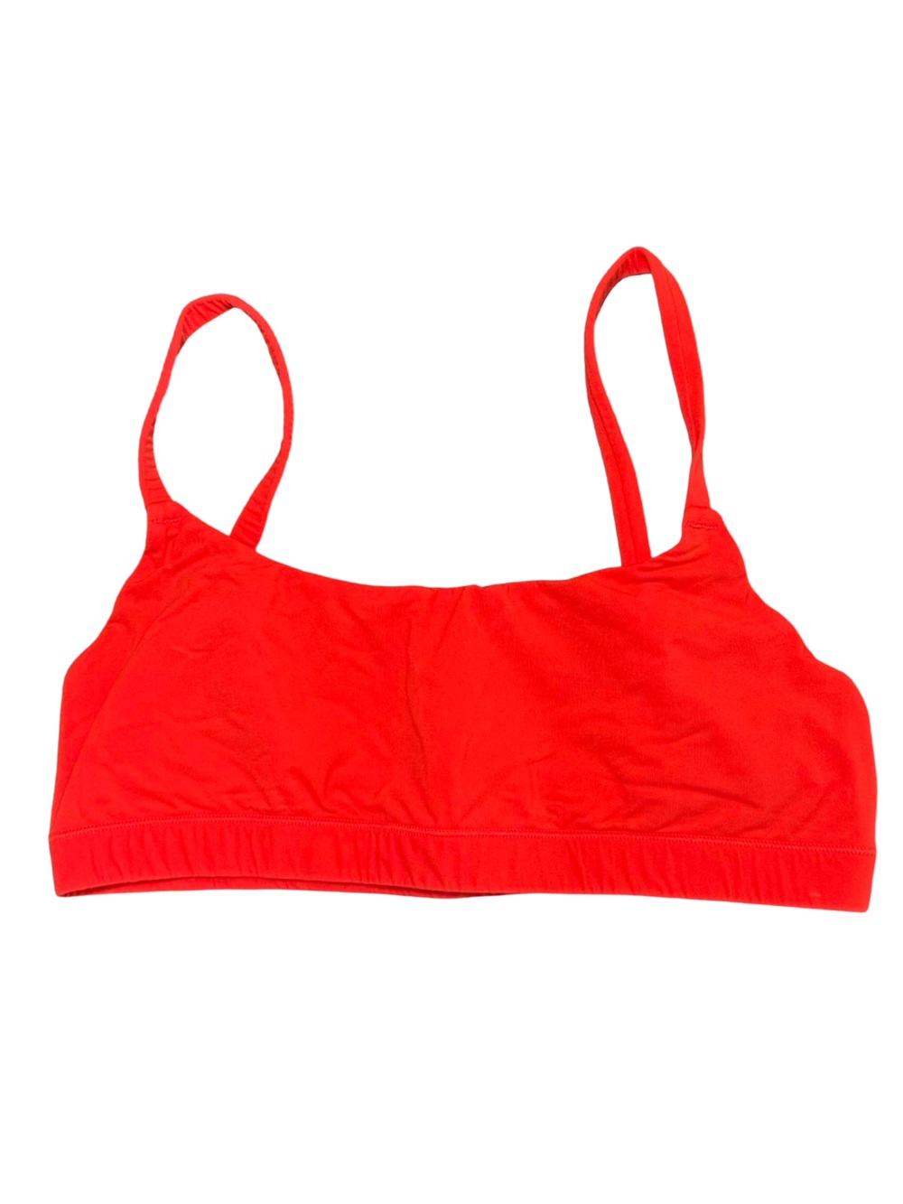 Skims Fits Everybody Scoop Bralette Cherry Red